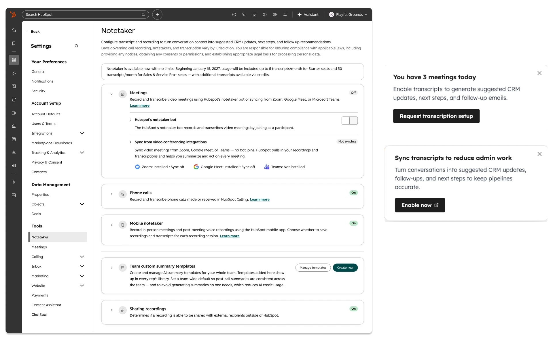 Unlocking Transcript Adoption for AI-Powered Sales screenshot